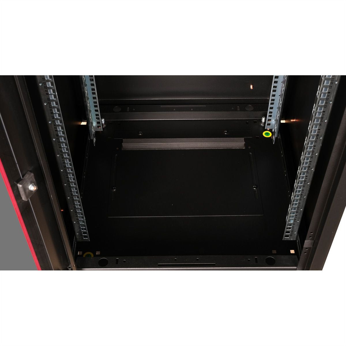 Roline 19-Zoll Netzwerkschrank Pro 22 He, 600x600 Bxt Glastr Schwarz