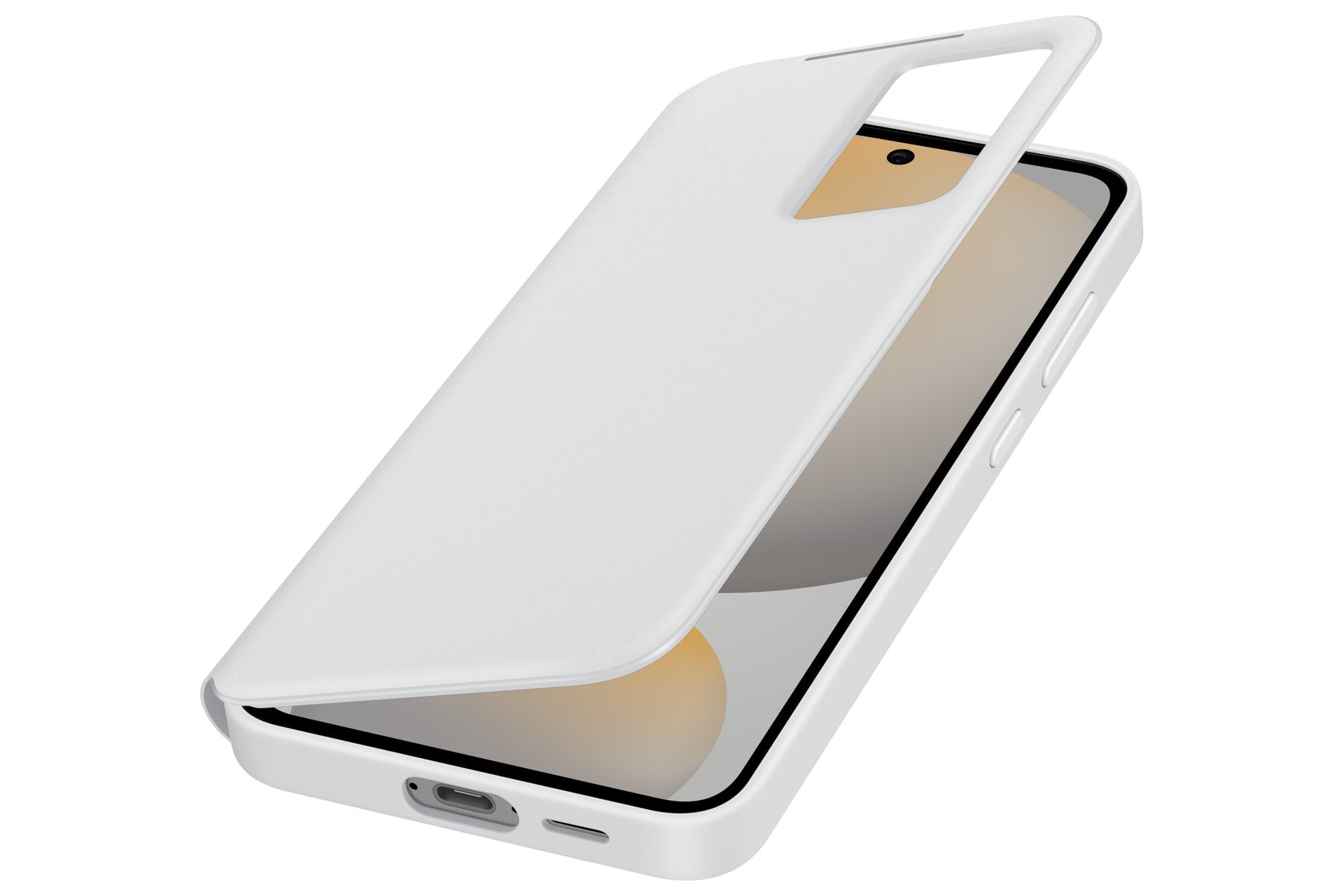 Samsung Smart View Wallet Case Für Galaxy S24 Fe White