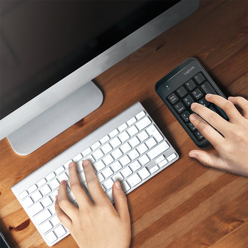 Logilink Id0201 Teclado Numérico Portátil Bluetooth Negro