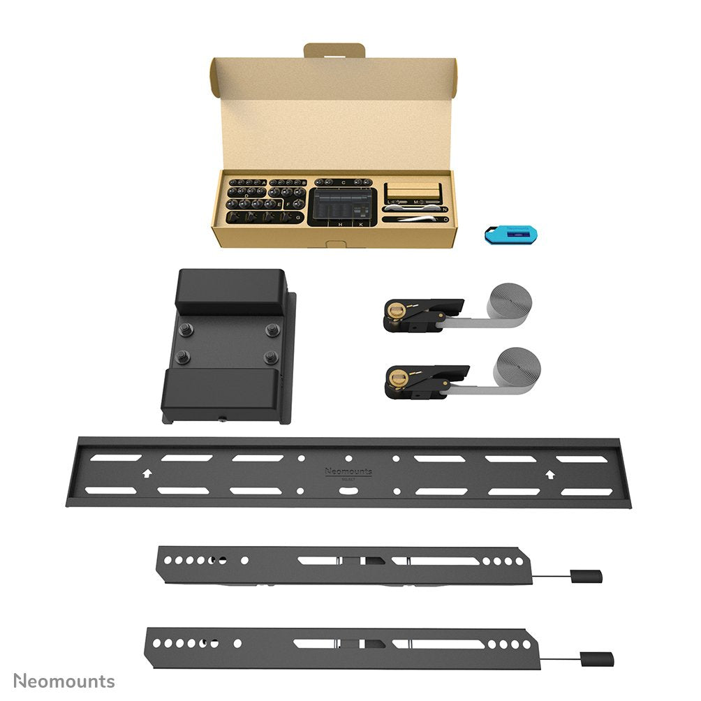 Neomounts By Newstar Select Neomounts Soporte De Tv Para Columna 40"-75" 1tft Negro Max.50kg