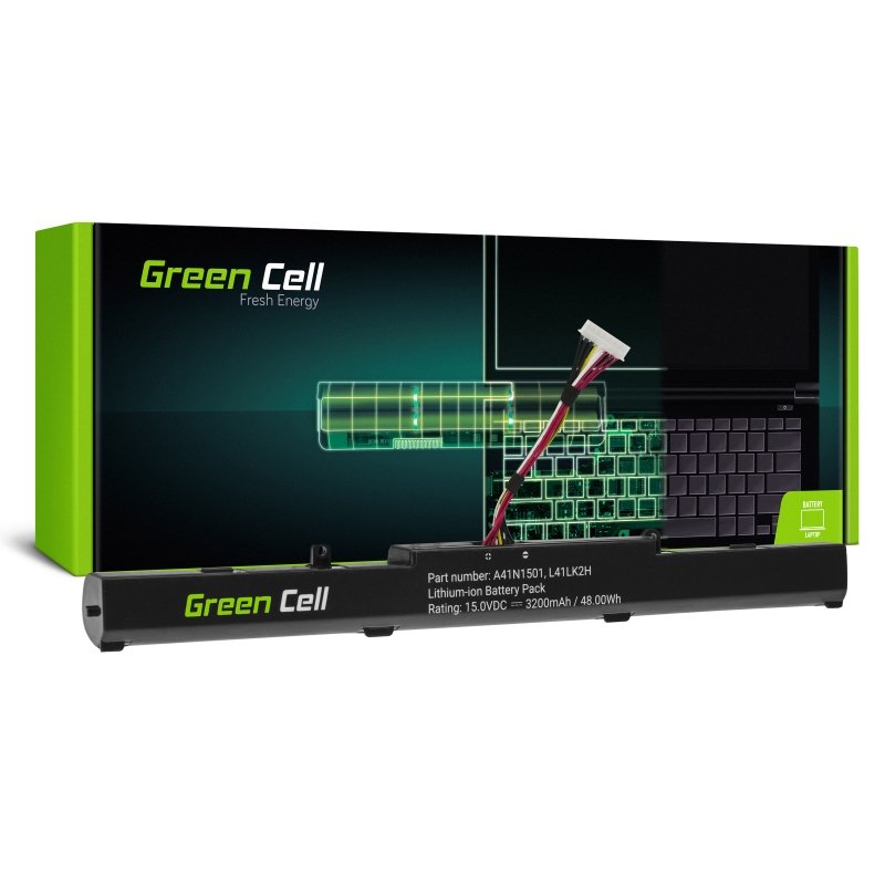 EAN 5903317227007 - Green Cell AS138 refacción para laptop Batería imagen 1