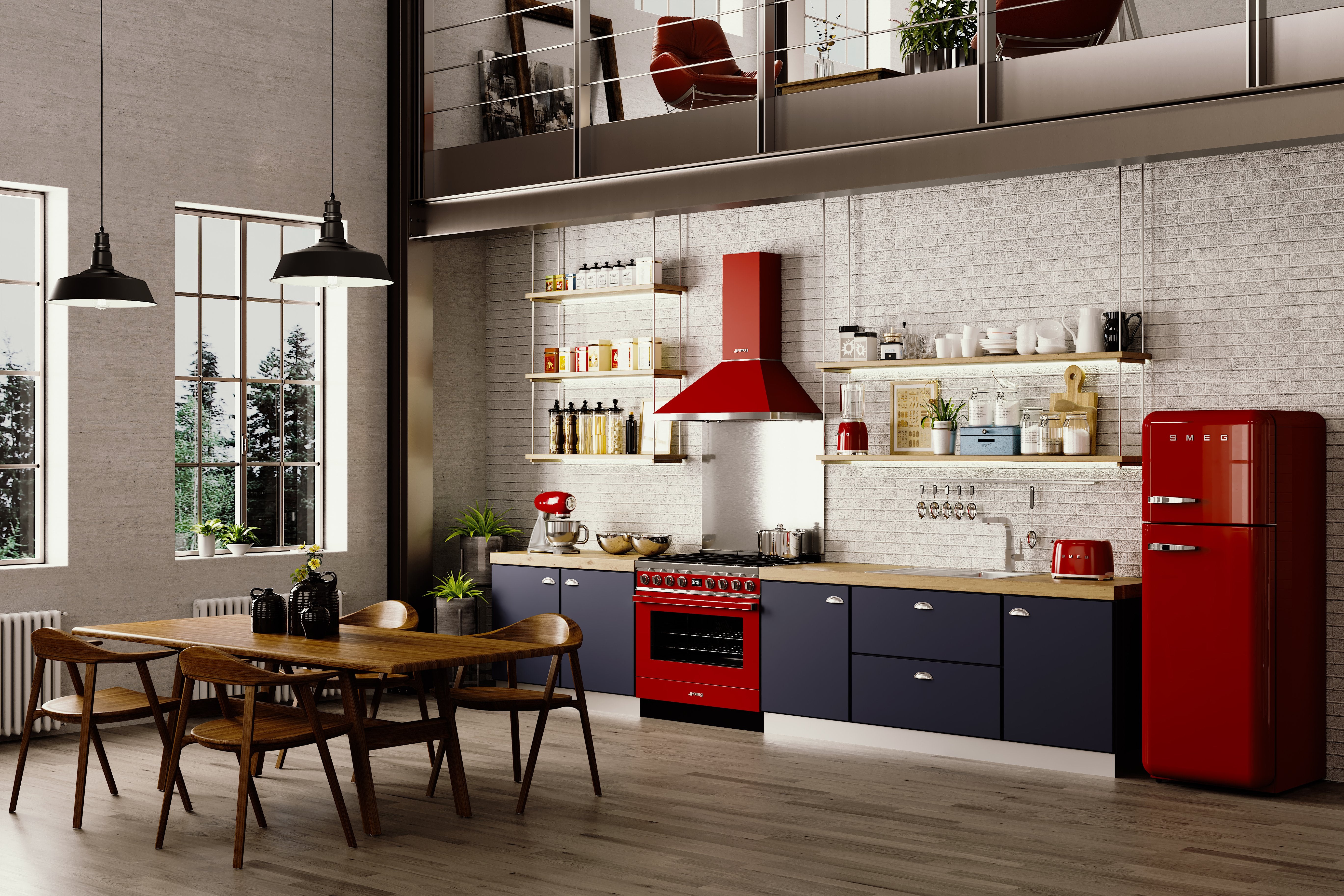 EAN 8017709186968 - Smeg TSF01RDEU tostadora 6 2 rebanada(s) 950 W Rojo imagen 9