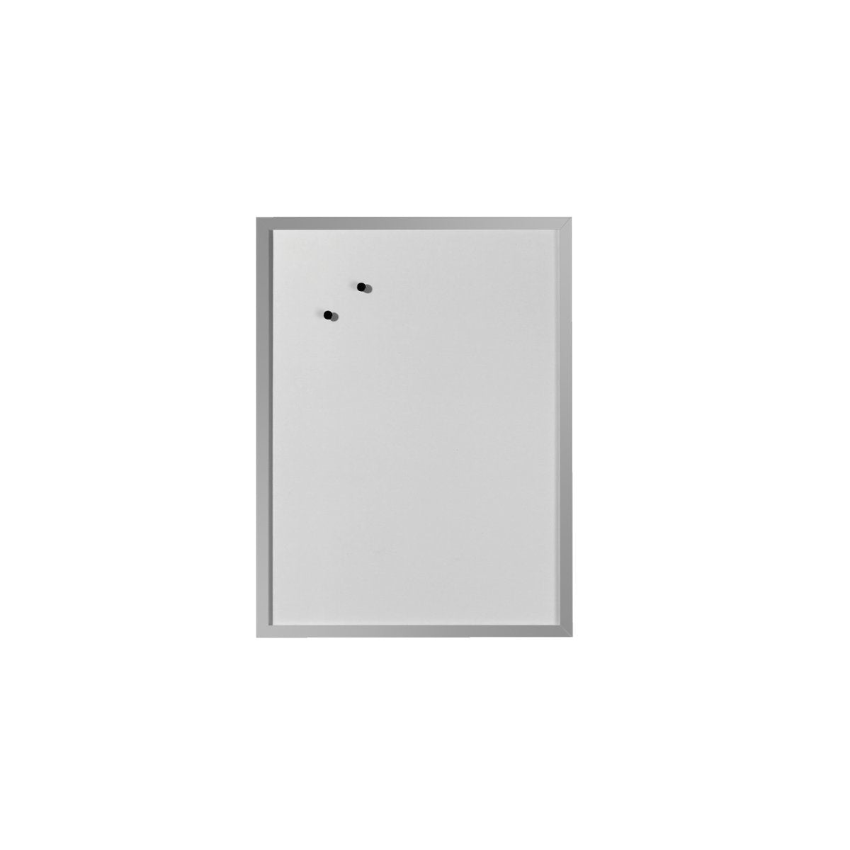 Pizarra Magnética Y Pizarra Herlitz 40x60 Madera R. Plata