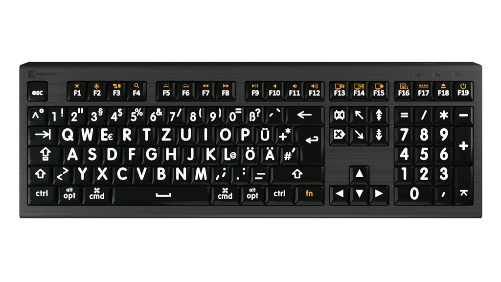 EAN 5707795019778 - Logickeyboard LKB-LPWB-A2M-DE teclado Universal USB QWERTZ Alemán Negro imagen 1