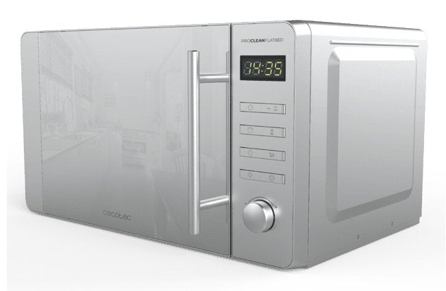 EAN 8435771916434 - Cecotec Proclean 5120 Flatbed Mirror Gris Microondas con grill Encimera 20 L 700 W imagen 1