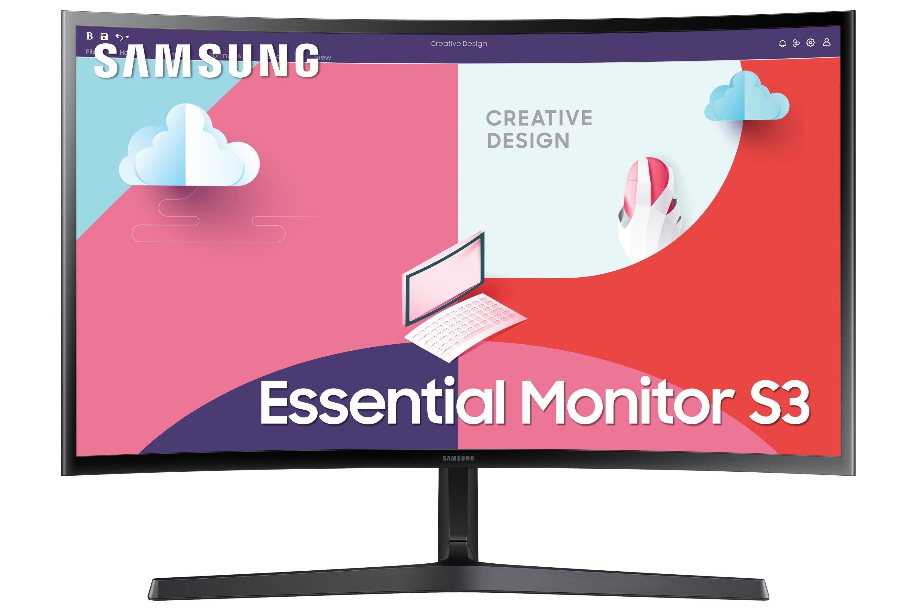 Monitor Samsung S27c366eau 16:9 4ms Hdmi Vga Vesa Full Hd Negro