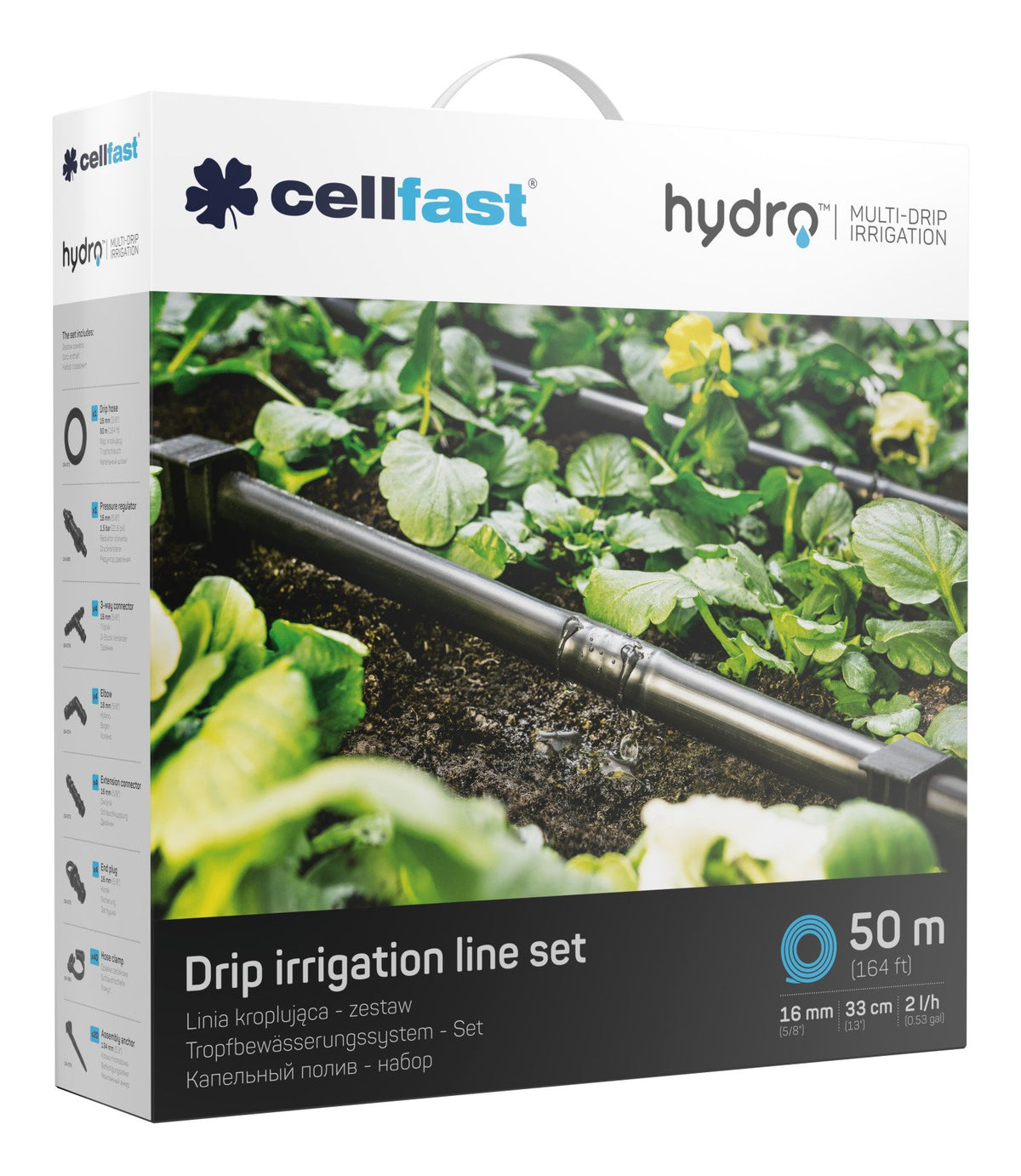 EAN 5907512605653 - CELLFAST HYDRO manguera de jardín 50 m Negro imagen 2