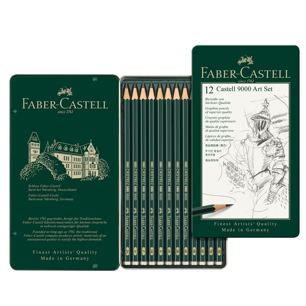Faber-Castell - Lápiz Grafito Castell 9000 Art Set (119065)