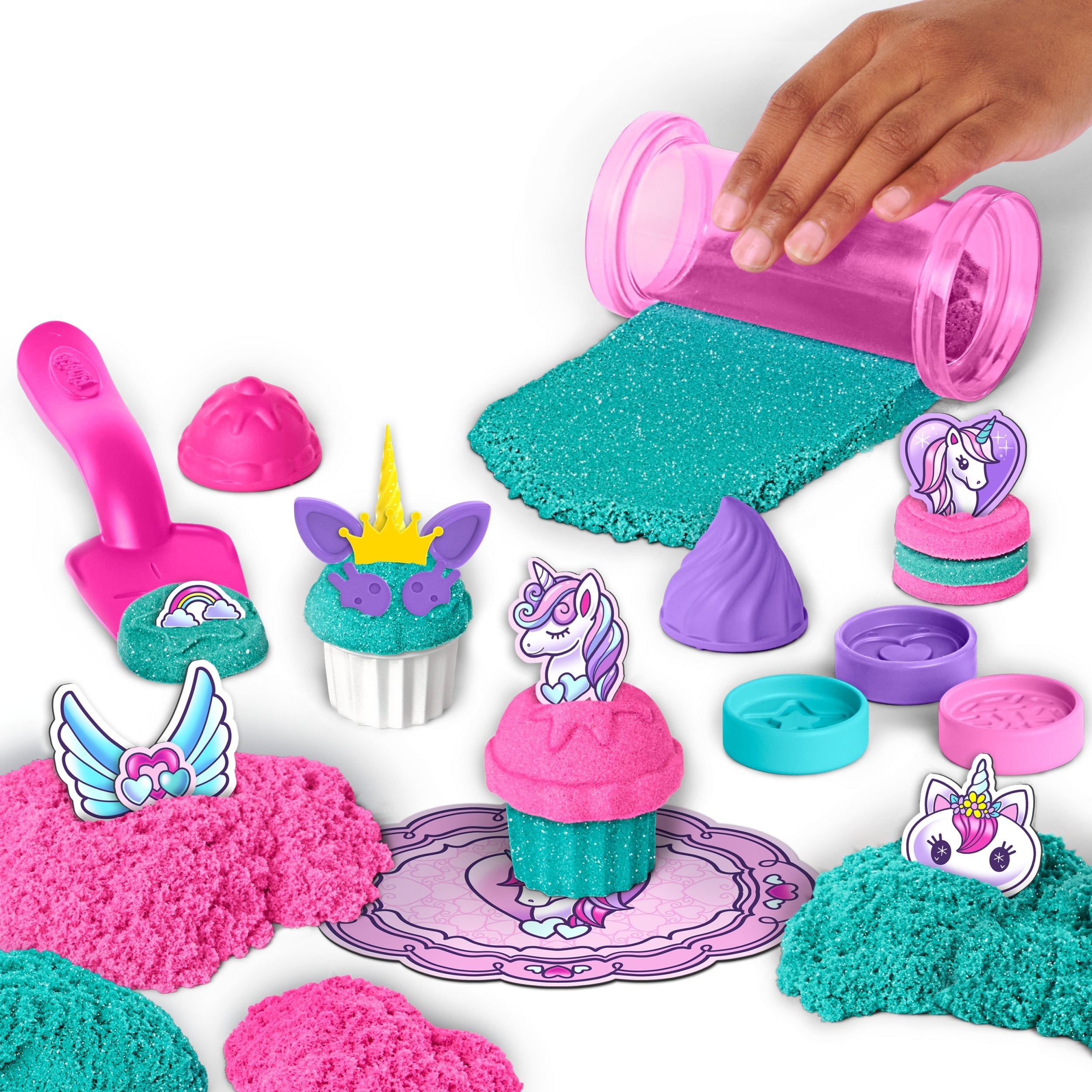 Kit Pasteleria Unicornio Kinetic Sand