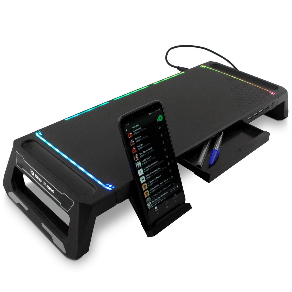 EAN 8436556141751 - Deep Gaming DG-MOB-06 soporte para monitor Escritorio Negro imagen 2