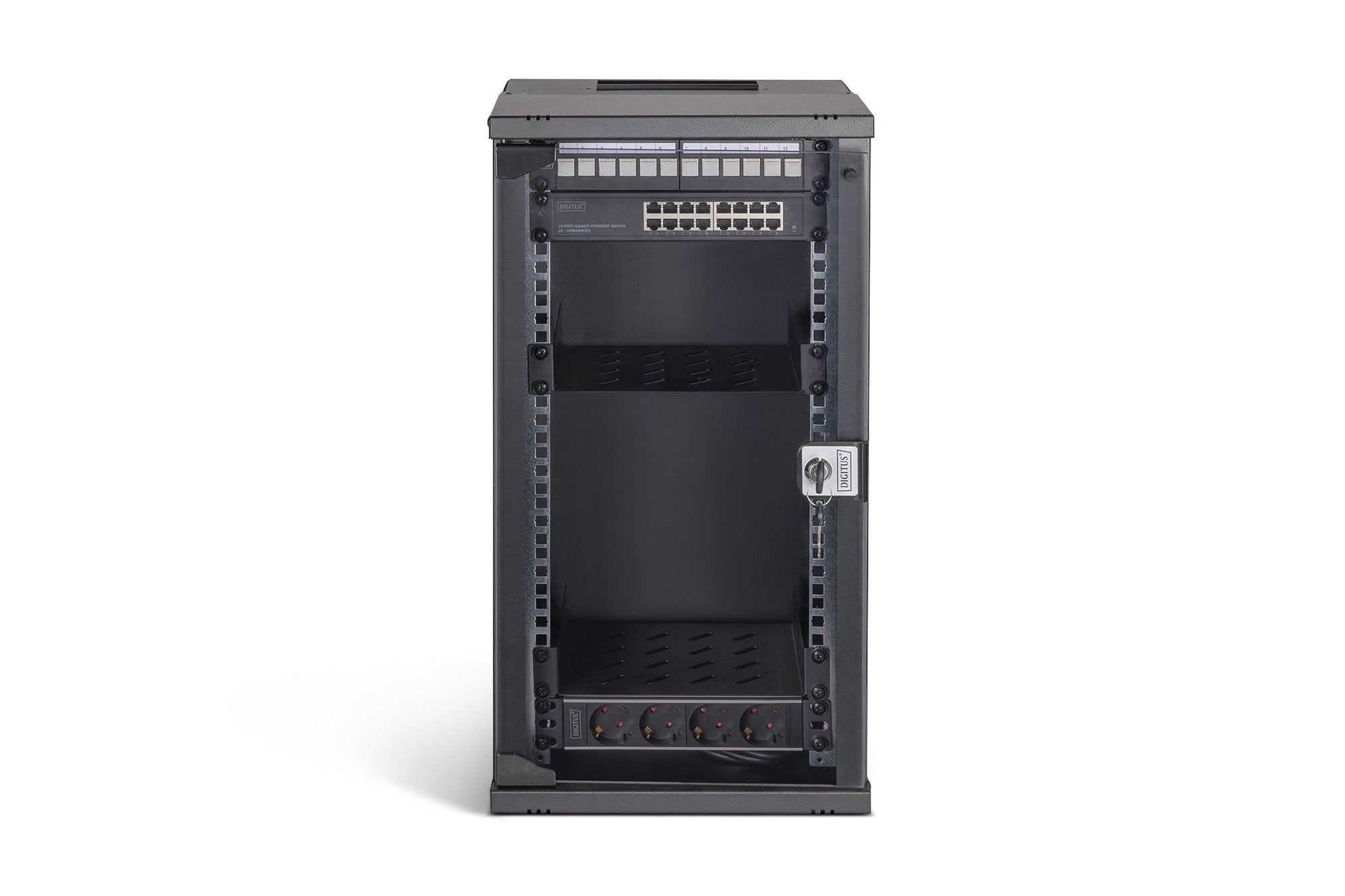 EAN 4016032499589 - Digitus DN-49105-SET armario rack Bastidor de pared Negro imagen 4