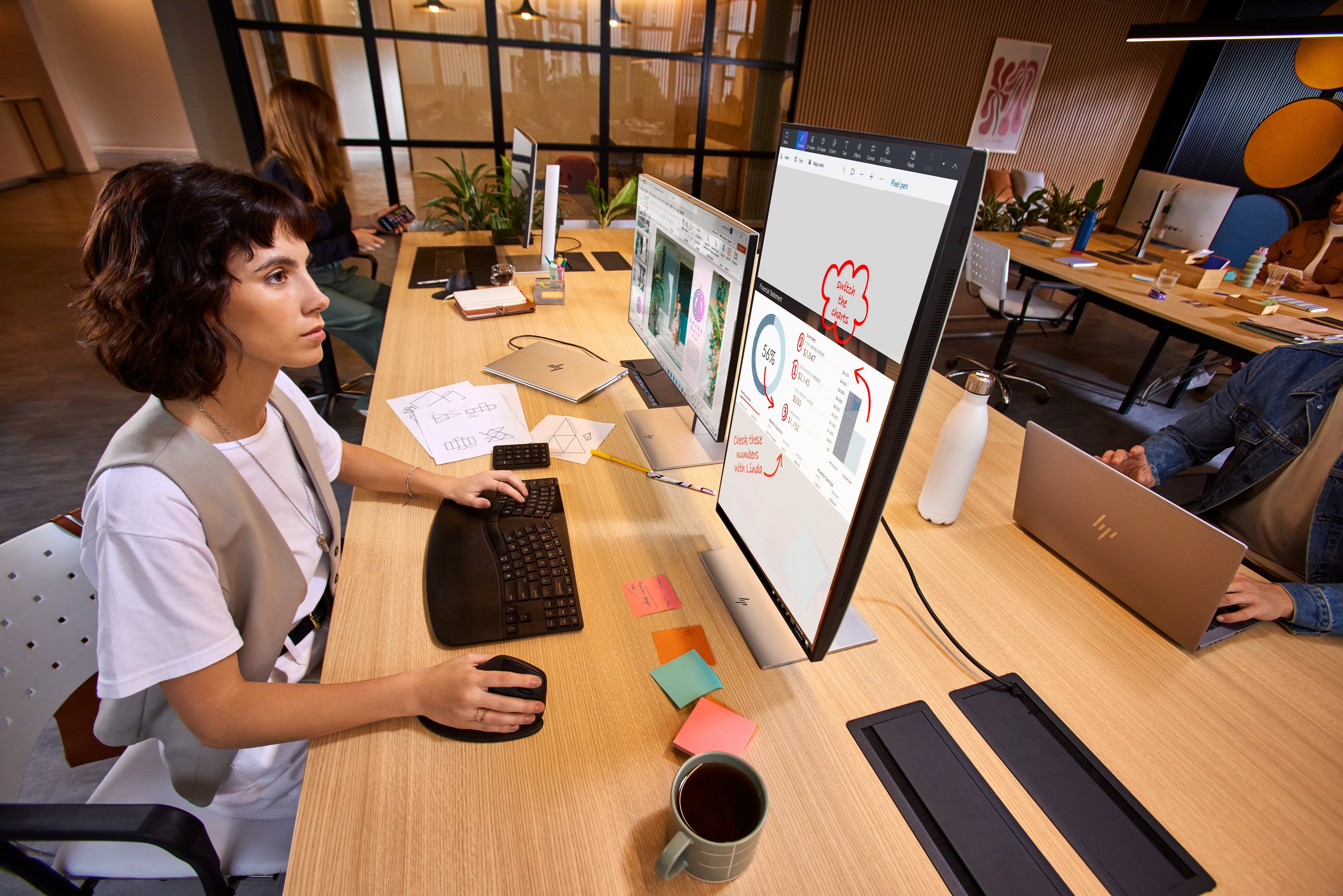 EAN 5715063476437 - HP Series 7 Pro 727pu pantalla para PC 68,6 cm (27") 2560 x 1440 Pixeles Quad HD LCD Plata imagen 14