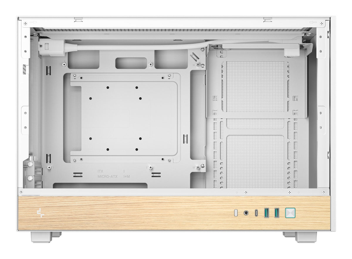 Caja Pc Micro-Atx Semitorre Deepcool Ch260woodwh Blanca Y Madera R-Ch260-Whnwm0-G-1