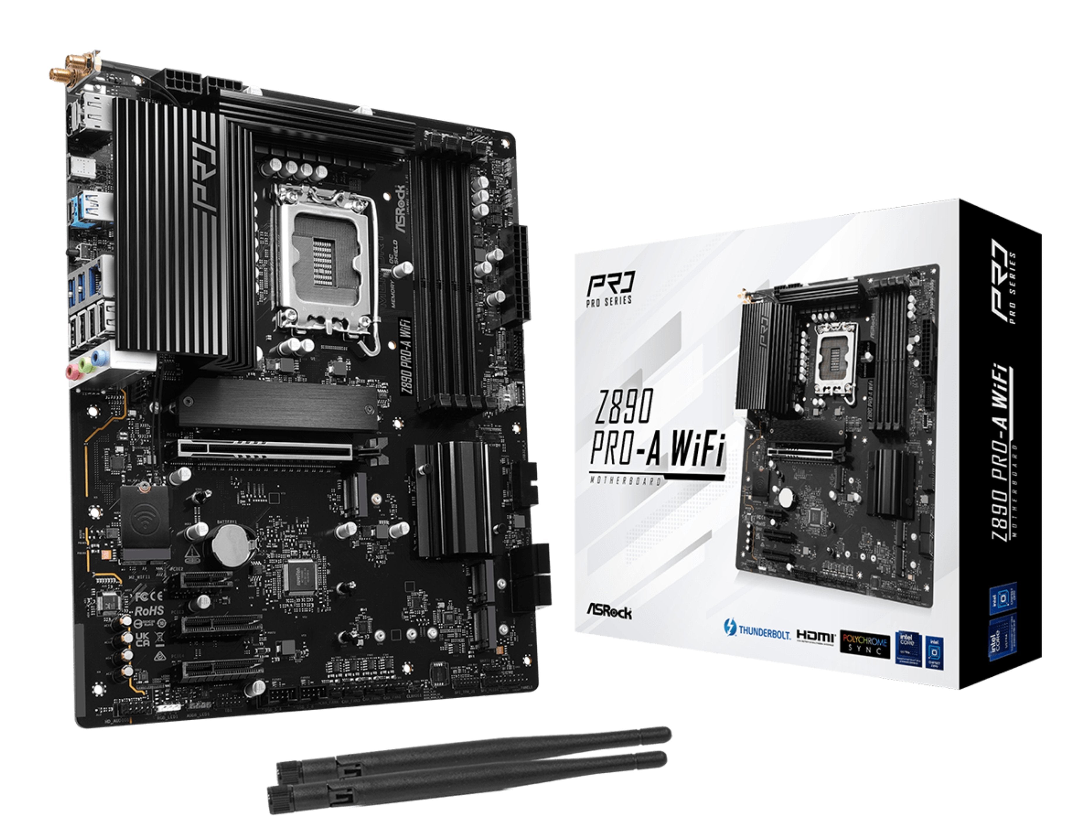 EAN 4710483947544 - Asrock Z890 Pro-A WiFi Intel Z890 LGA 1851 (Socket V1) ATX imagen 1