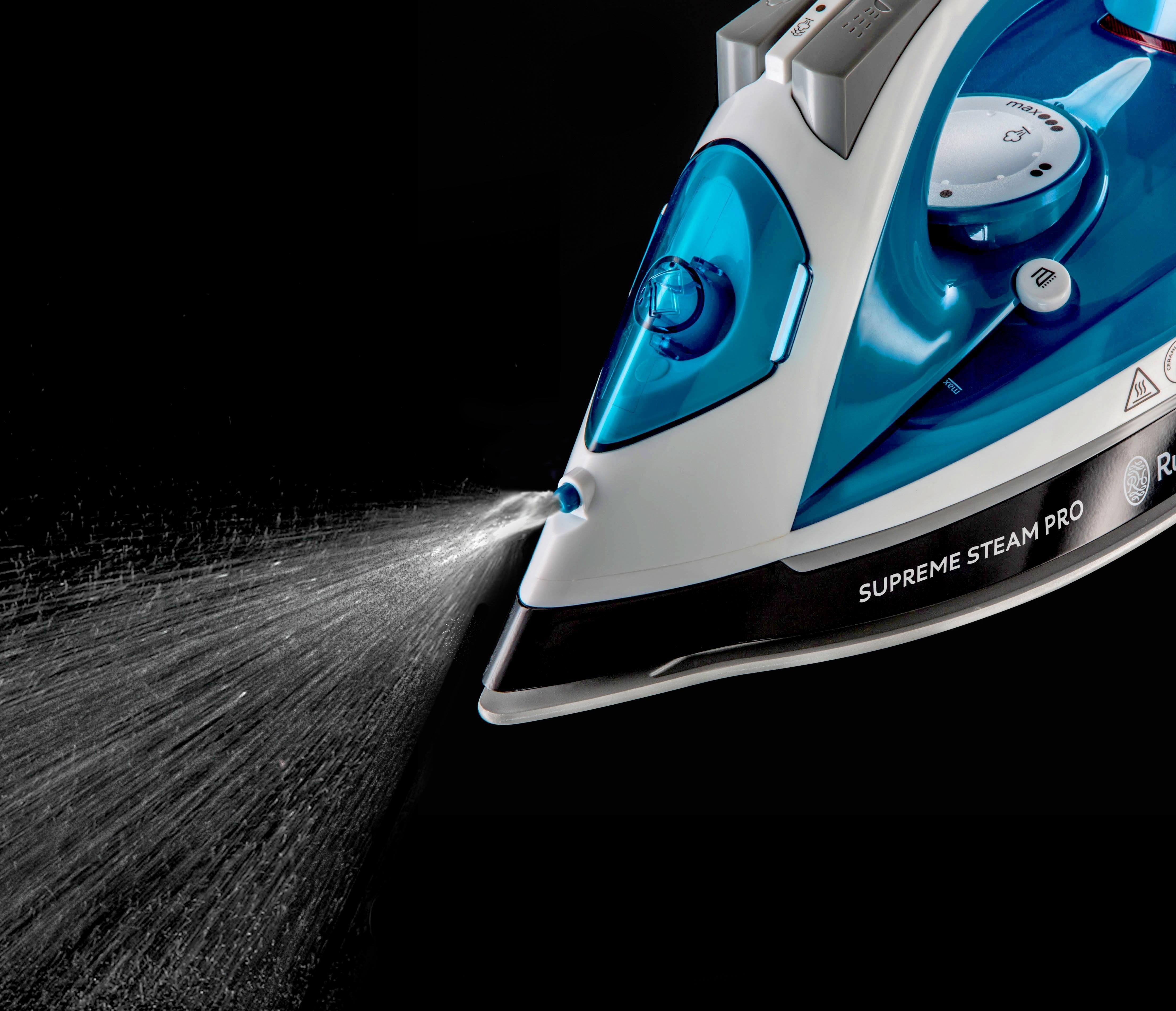 EAN 4008496881178 - Russell Hobbs Supreme Steam Pro 2600 W 0,31 L Suela de cerámica Azul, Blanco imagen 4