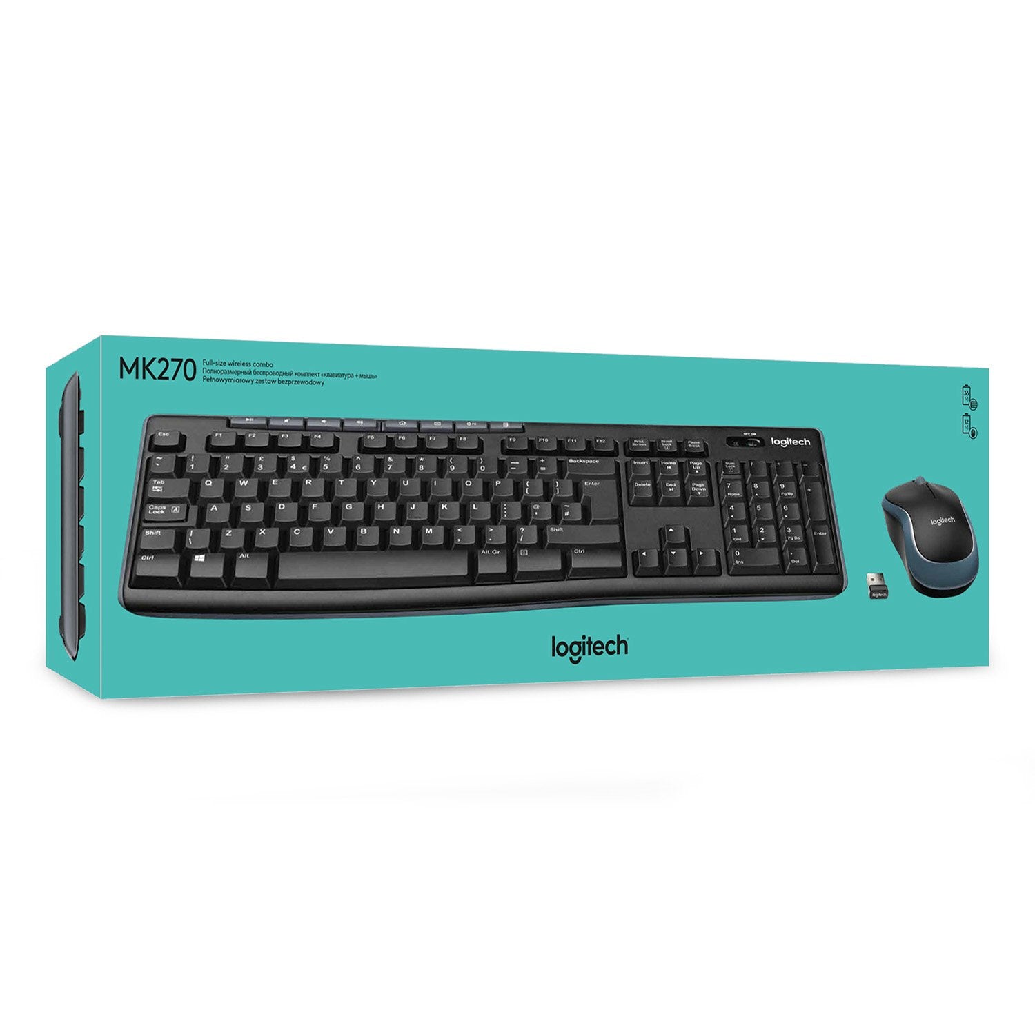 EAN 5099206039308 - Logitech 920-004524 teclado Ratón incluido Oficina RF inalámbrico AZERTY Belga Negro imagen 7