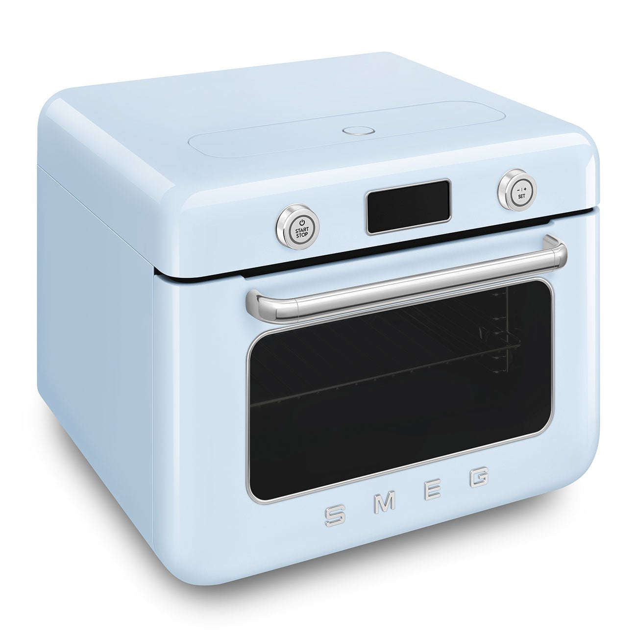 EAN 8017709333874 - Smeg COF01PBEU horno de vapor Pequeño Azul Botones, Giratorio imagen 3