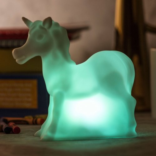 Lámpara Thumbs Up! De Ambiente Unicornio Cambio De Color Led Blanco