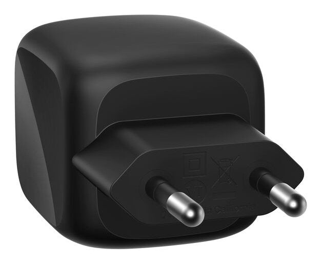 Belkin Ladegerät Dual Usb-C 50w Pd + Pps ,Schwarz Wch019kqbk