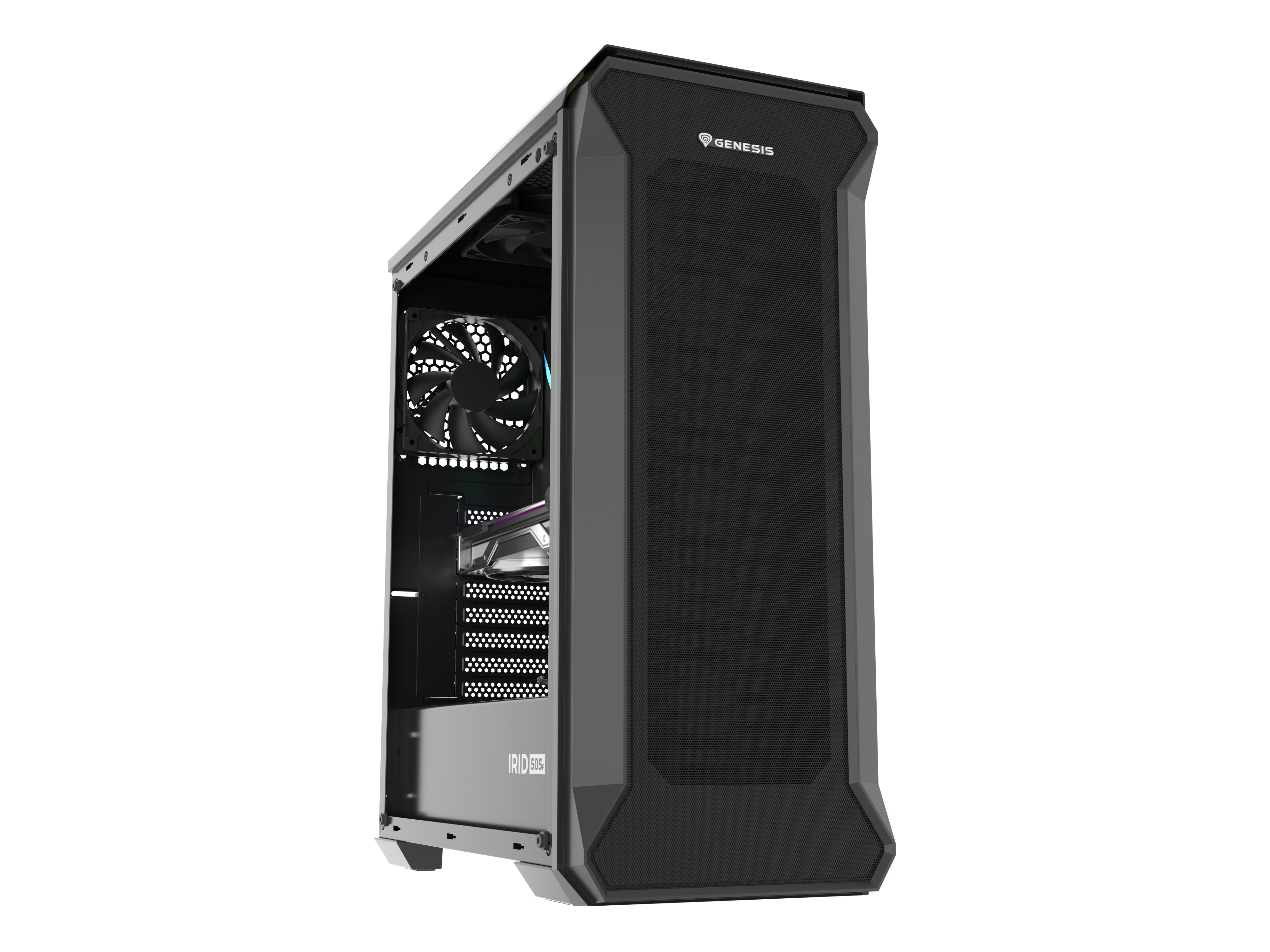 Caja Pc Genesis Irid 505f Midi Tower Window