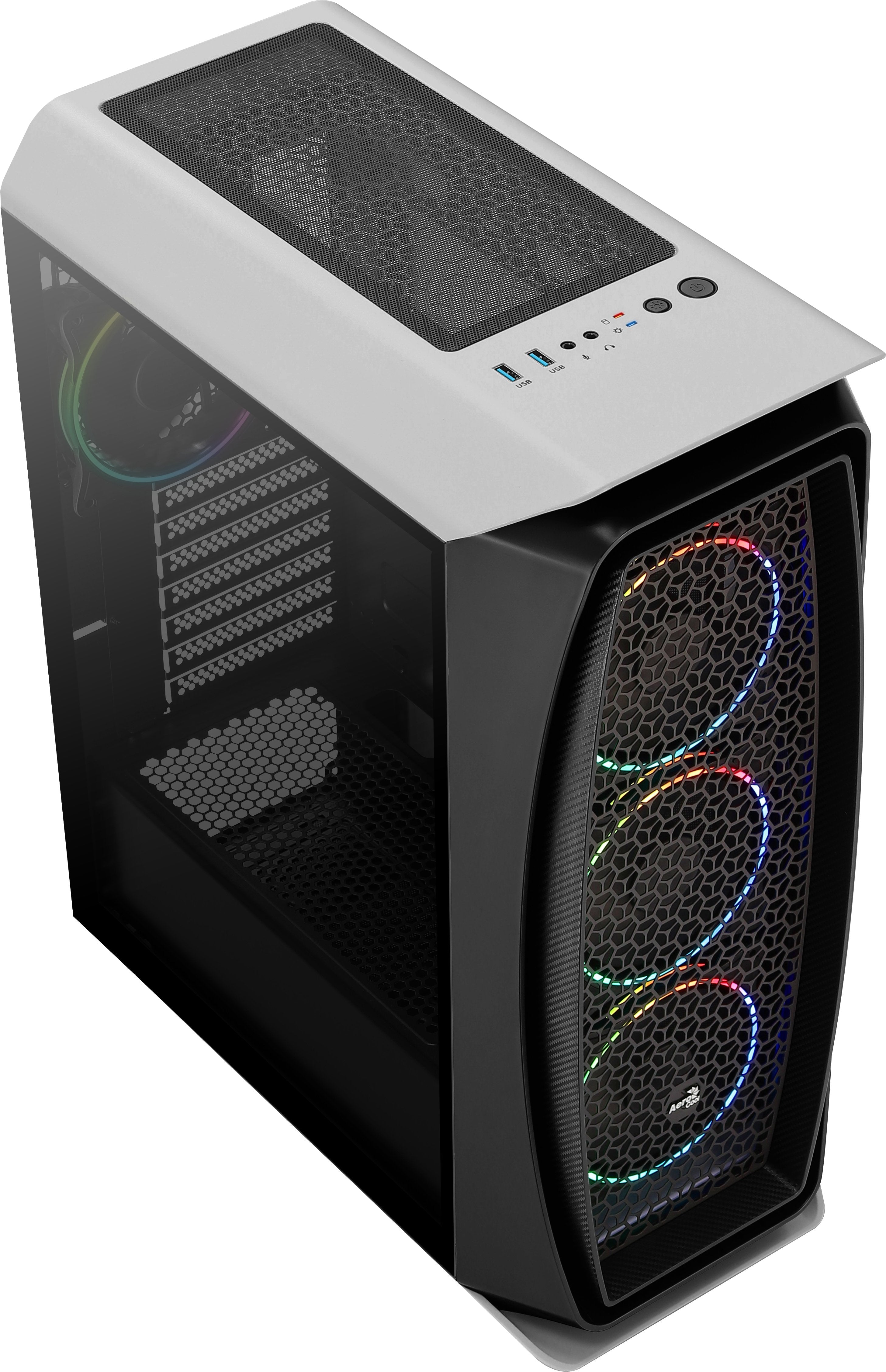 Caja Pc Aerocool Aero One Eclipse White 2*Usb 3.0 Hd Audio+Mic Soporta Refrigeración Líquida Atx/Micro Atx/ Mini Itx