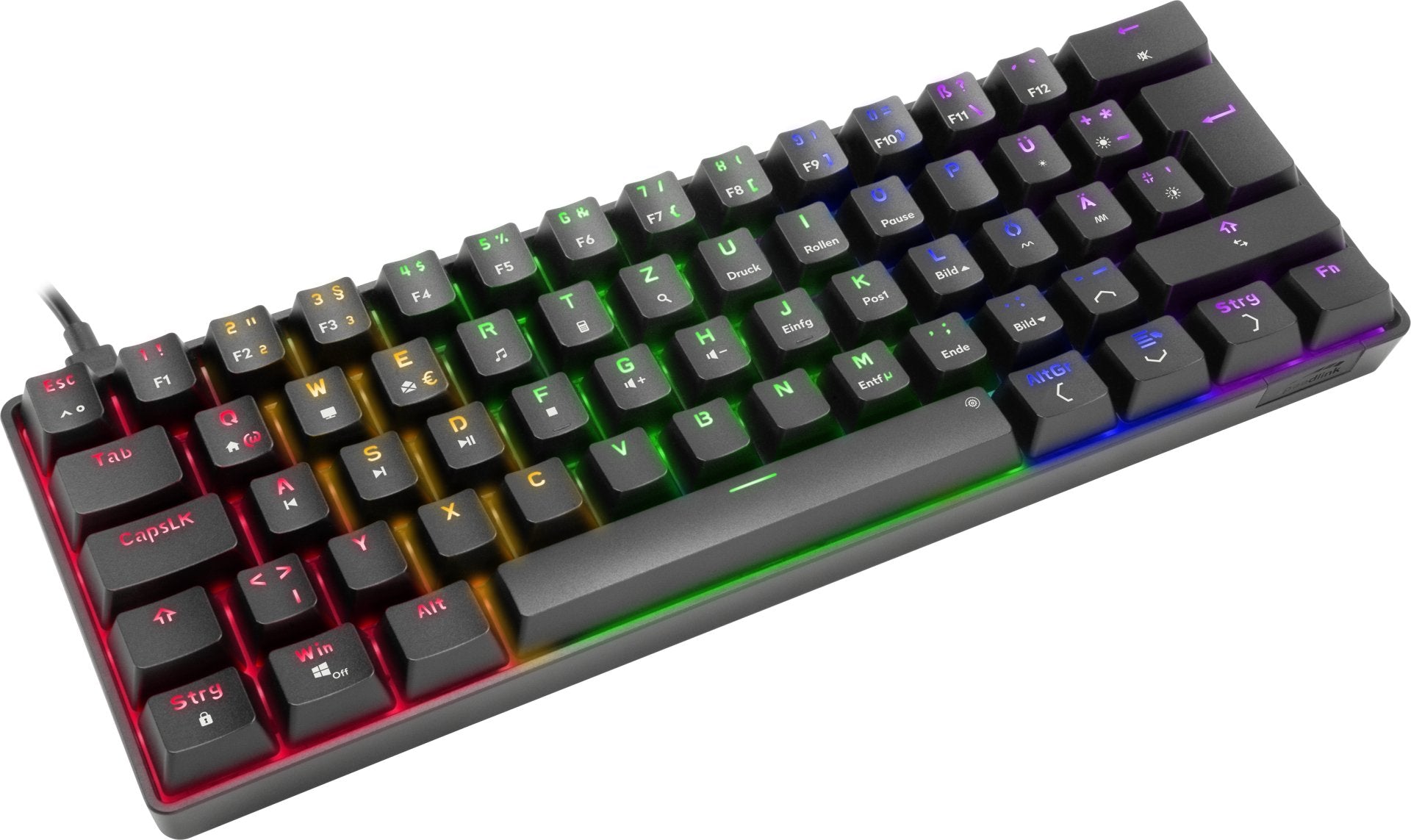 EAN 4027301657852 - SPEEDLINK SL-670015-BK teclado Juego USB QWERTZ Alemán Negro imagen 2