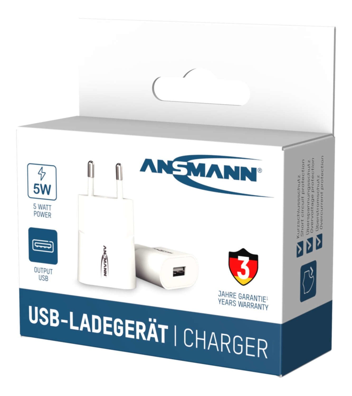 EAN 4013674176670 - Ansmann HC105 Universal Blanco Corriente alterna Interior imagen 9