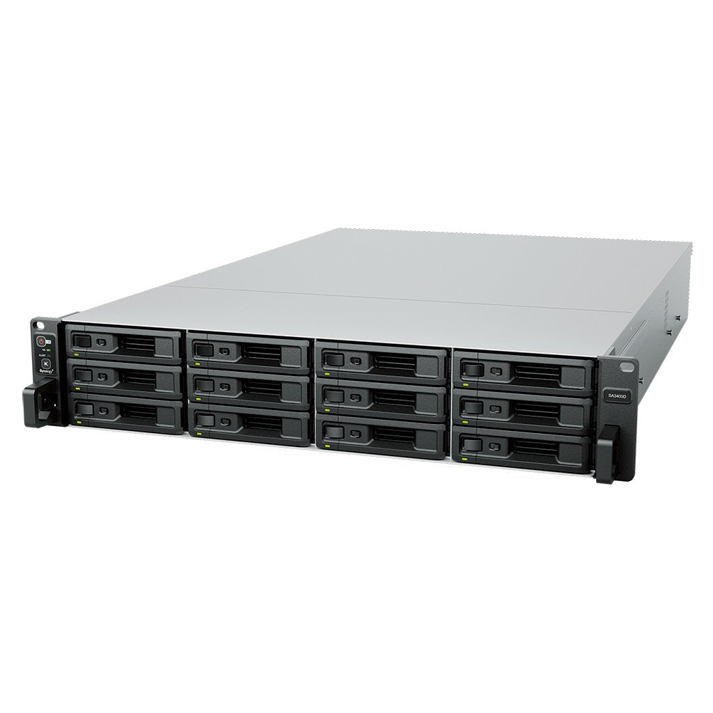 EAN 4711174725212 - Synology SA3400D servidor de almacenamiento NAS Bastidor (2U) Intel® Xeon® D D-1541 8 GB DDR4 0 TB imagen 2