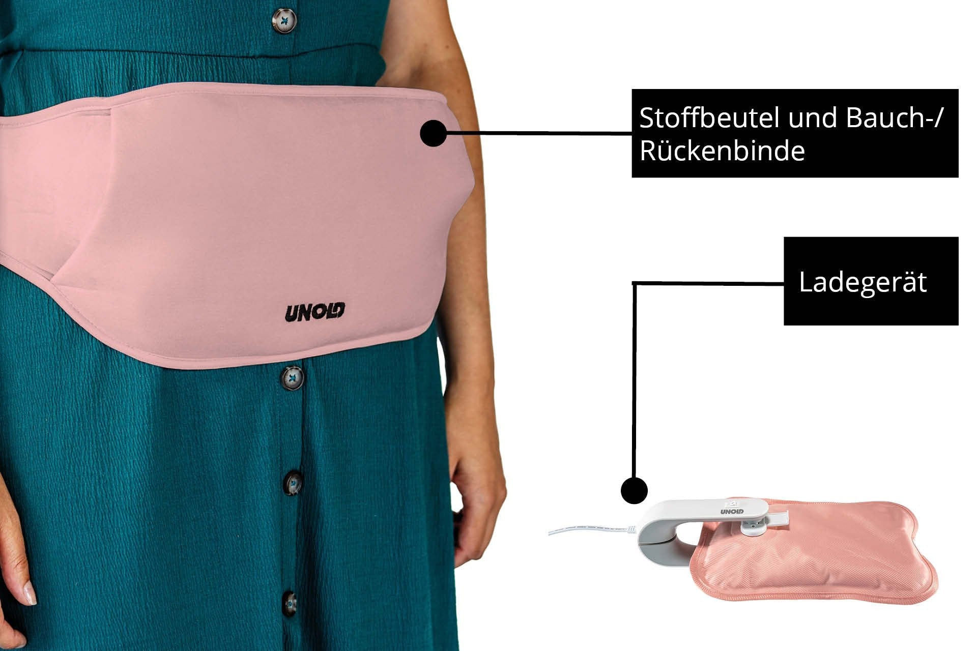 Unold Bolsa De Agua Caliente Eléctrica Wärmi, Almohadilla Térmica 86014