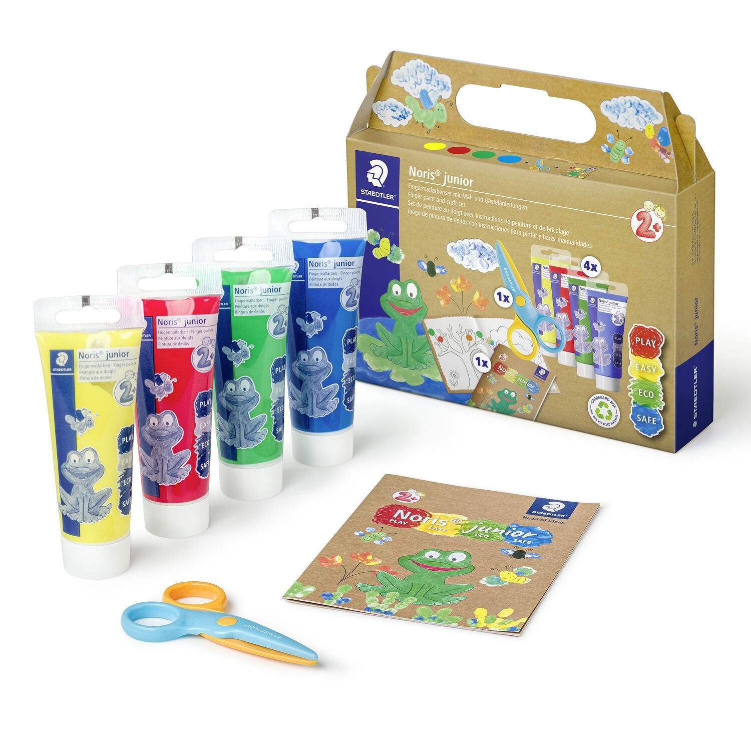 EAN 4007817101537 - Staedtler 61 C2 pintura de dedos lavable Azul, Verde, Amarillo imagen 2