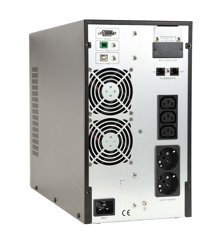 Sai Energenie Online Ups 3000va 2x Schuko + 3x Iec Socket Lcd Display