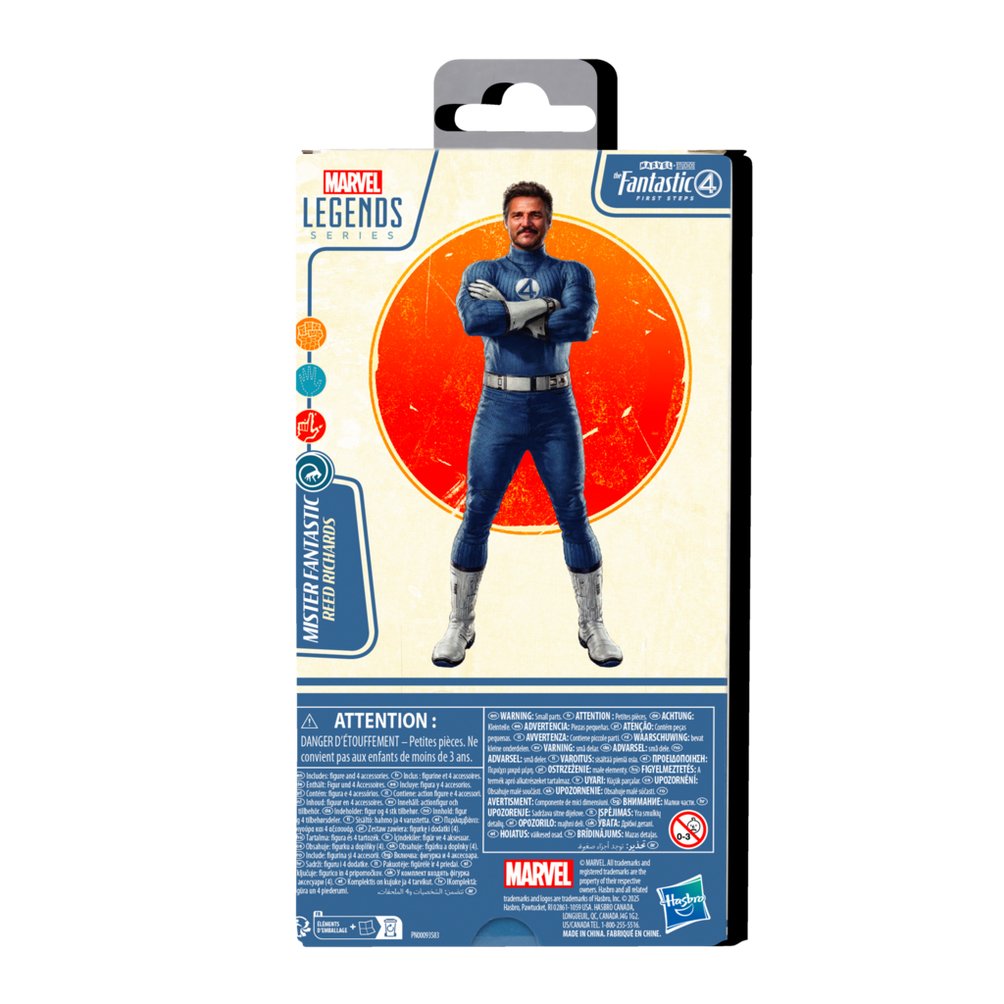 Figura Mister Fantastic Los 4 Fantasticos Marvel 15cm