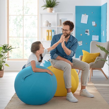 Leitz Ergo Cosy Seat Ball Gris