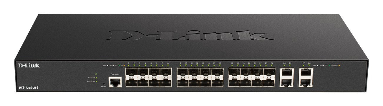 D-Link 24 X 10g Sfp+ Ports + 4 X 10g Cpnt Base-T Ports Sm Switch