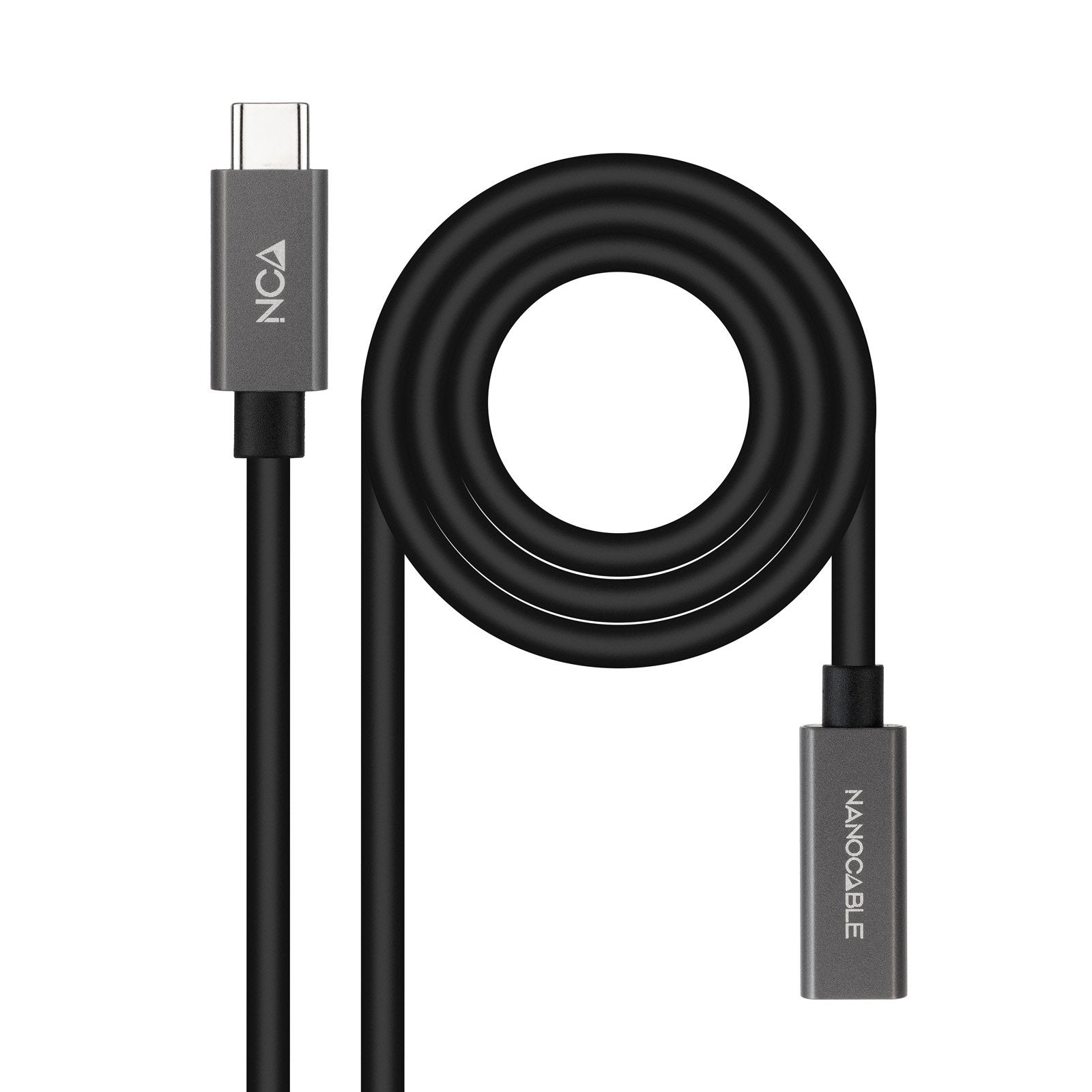 Nanocable Cable Usb 3.2 Gen2x2 60w 4k/60hz Usb-C M/H - 2m - Negro