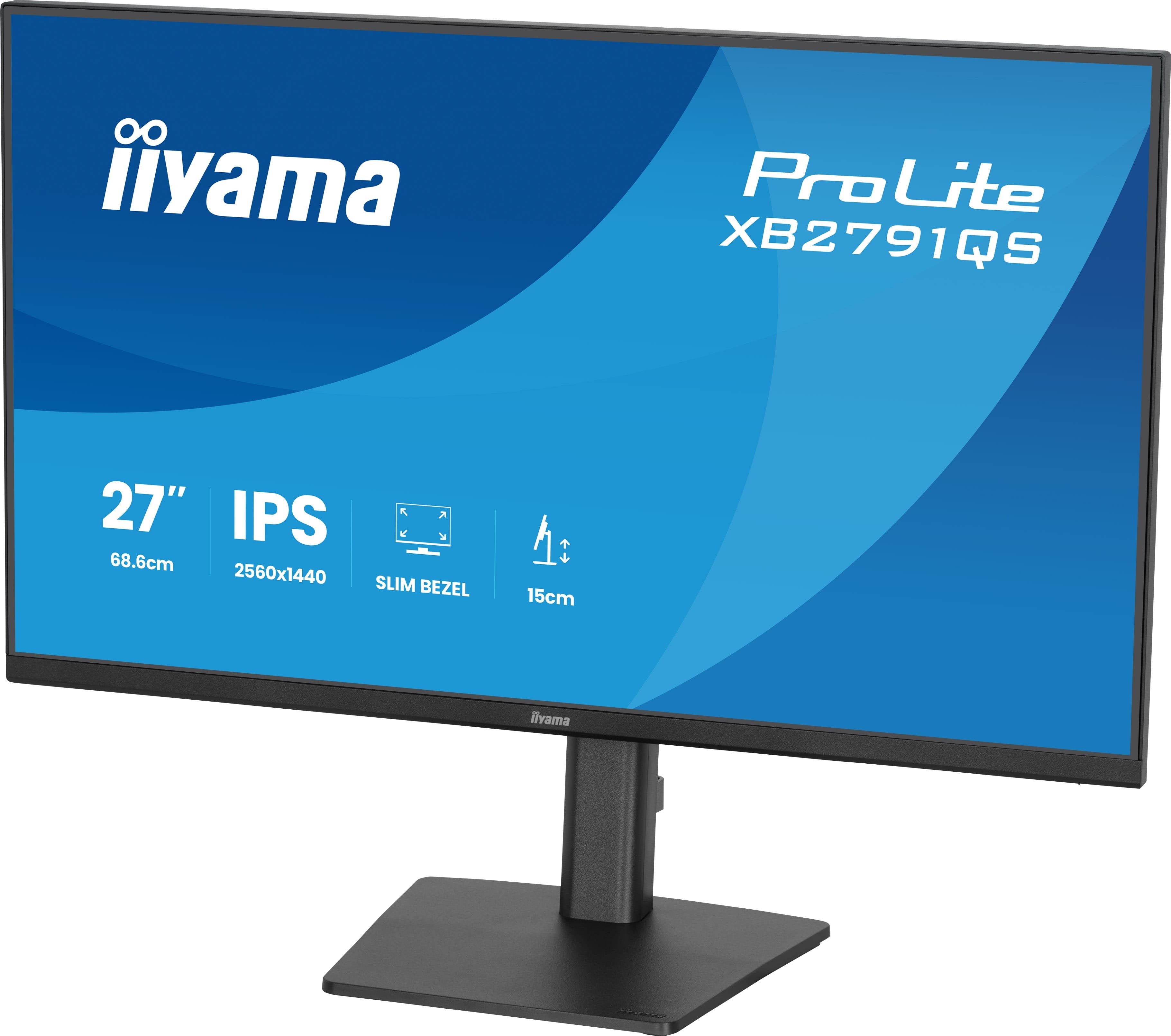 Monitor Iiyama 27" Ips, 4-Side Slim Bezel 2560x1440 75hz