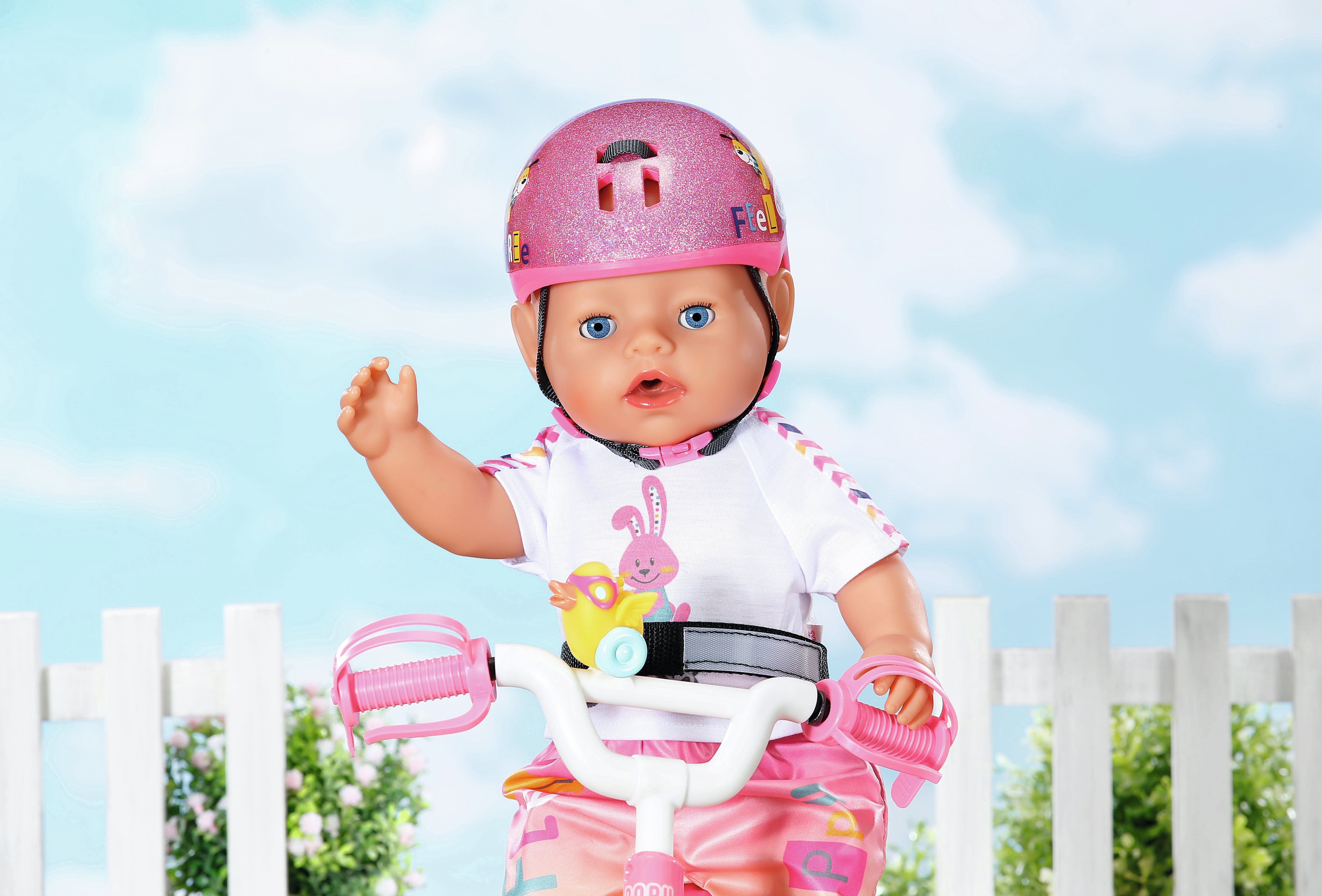 Casco De Bicicleta Zapf Creation Baby Born® 43 Cm, Accesorios Para Muñecas Rosa 836835