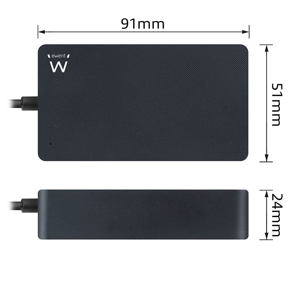 EAN 8054392618536 - Ewent EW3981 adaptador e inversor de corriente Interior 45 W Negro imagen 4