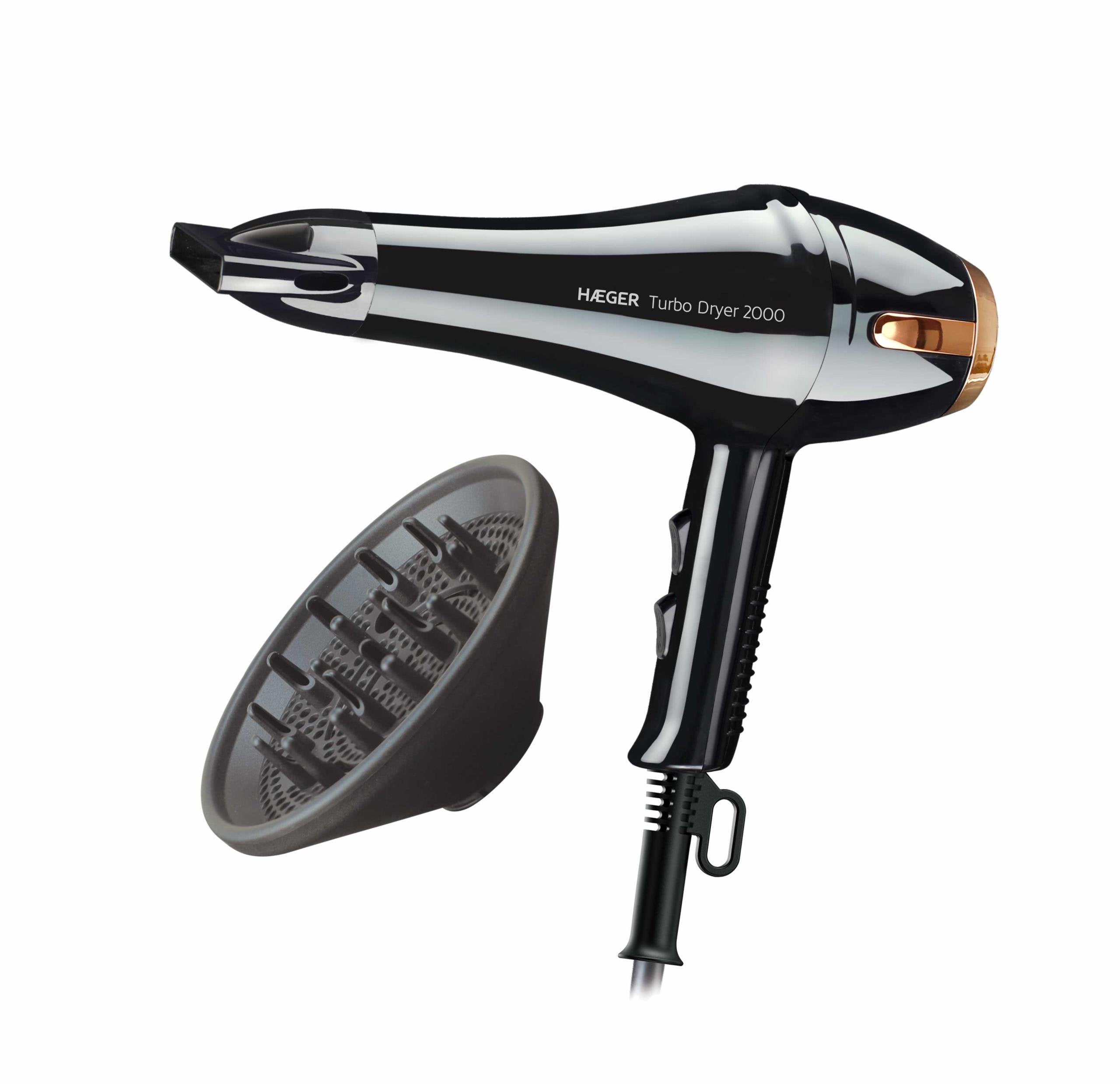Secador De Pelos Haeger Turbo Dryer 2000 2000w