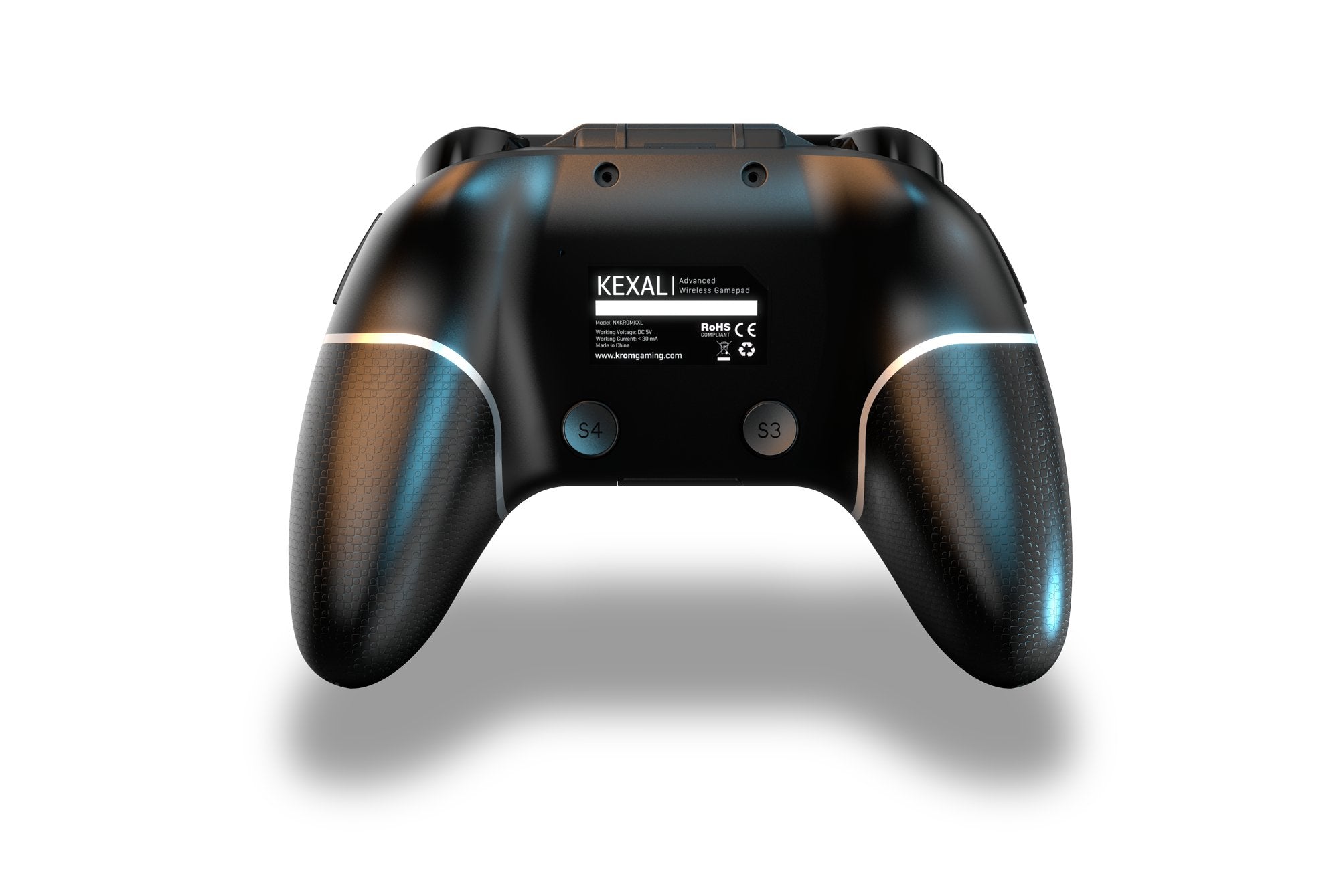 Krom Kexal Negro, Rojo, Blanco Bluetooth/Usb Gamepad Analógico/Digital Android, Nintendo Switch, Pc, Ios