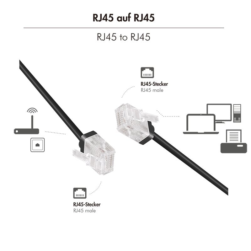 Logilink Patch Cable Cat.6a U Utp Slim High-Flex, Negro 20 M