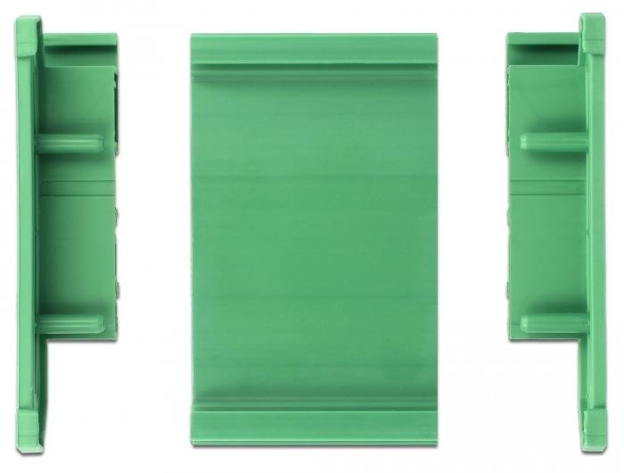 Delock Hutschienen Seitenteil Para Platinenhalterung 4 Piezas