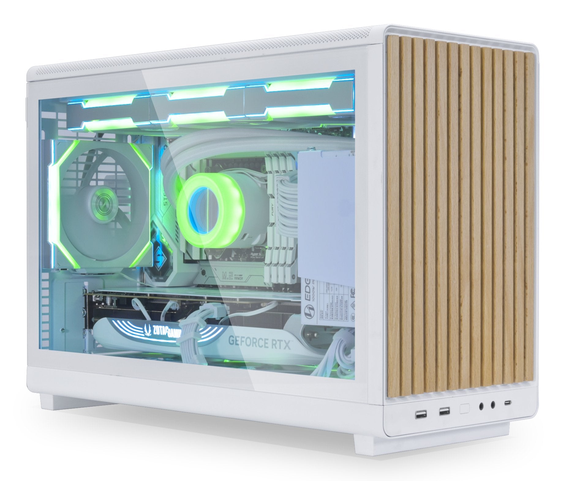 EAN 4718466017574 - Lian Li A3-mATX Micro Torre Blanco, Madera imagen 6