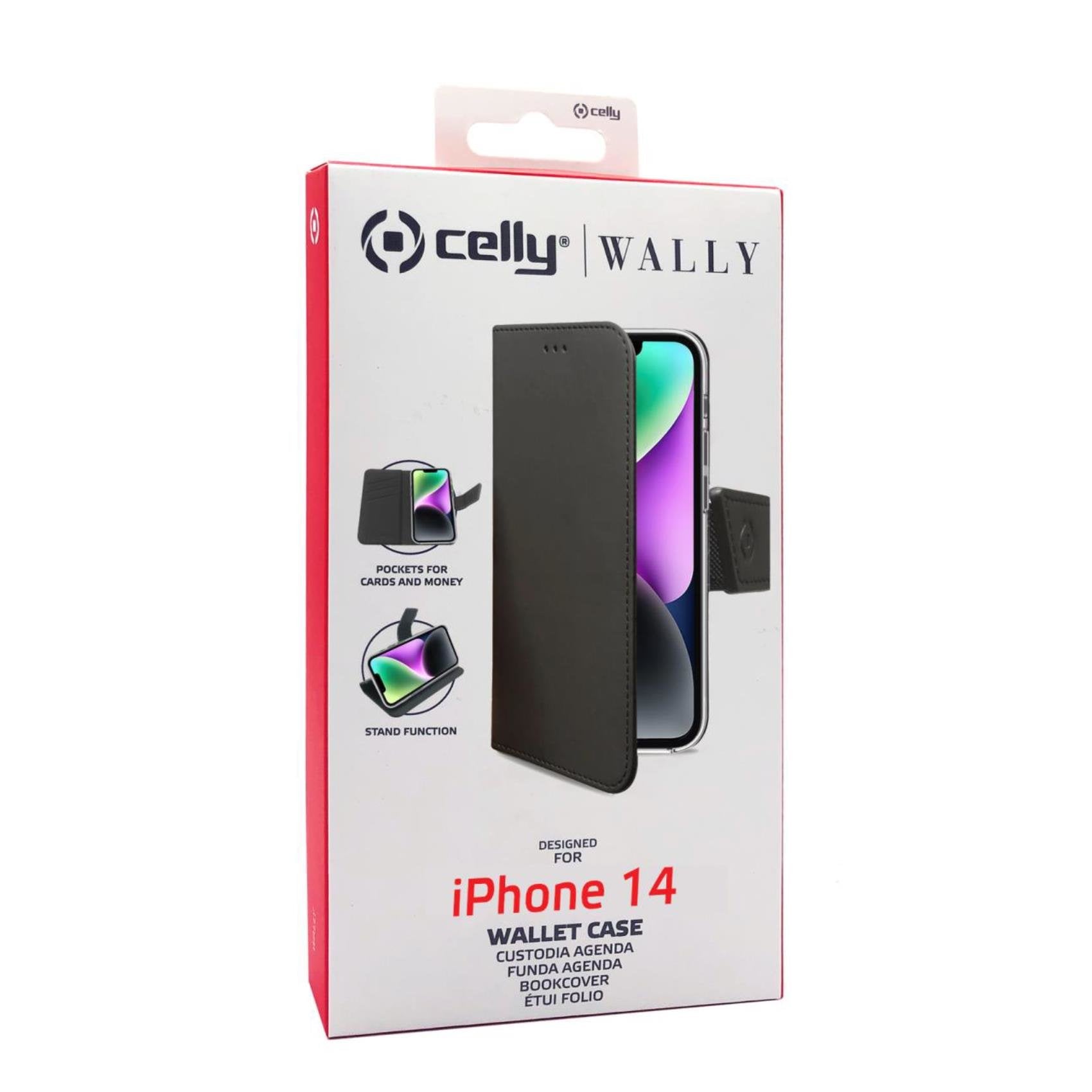 EAN 8021735196792 - Celly Wally funda para teléfono móvil 15,5 cm (6.1") Funda cartera Negro imagen 6