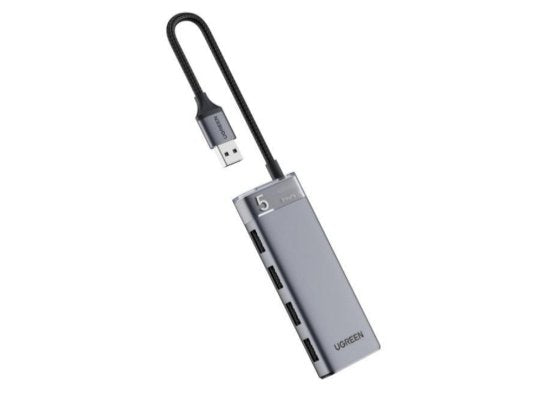 Hub Usb-C Cm653 1x Usb-C 4x Usb-A - Gris