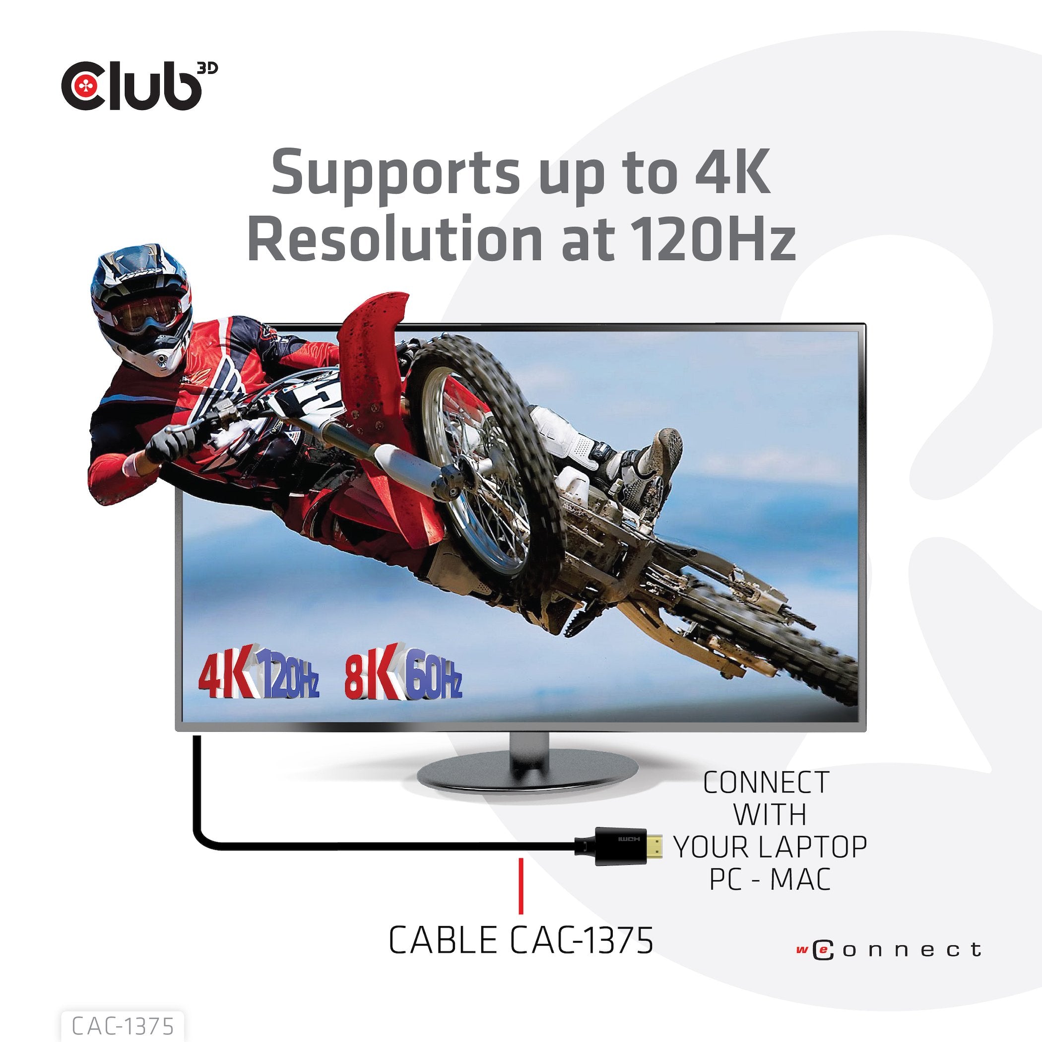 EAN 8719214472030 - CLUB3D CAC-1375 cable HDMI 5 m HDMI tipo A (Estándar) Negro imagen 2