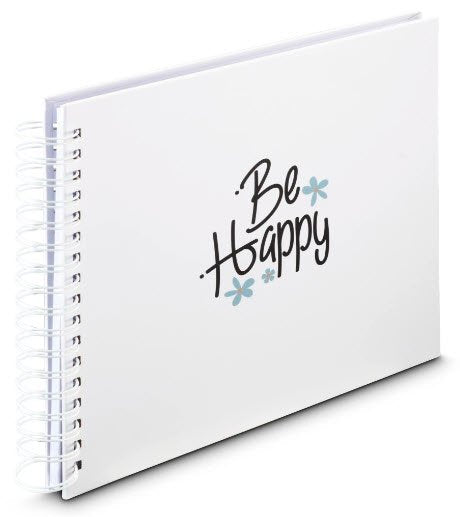 Hama Good Things Spiral 28x24 50 Weisse Seiten Happy 7717