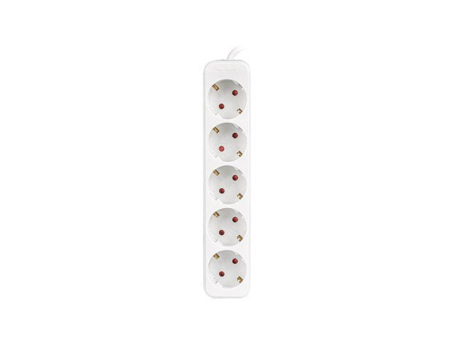 EAN 5901969429206 - Lanberg PS0-05F-0150-W base múltiple 1,5 m 5 salidas AC Interior Blanco imagen 1