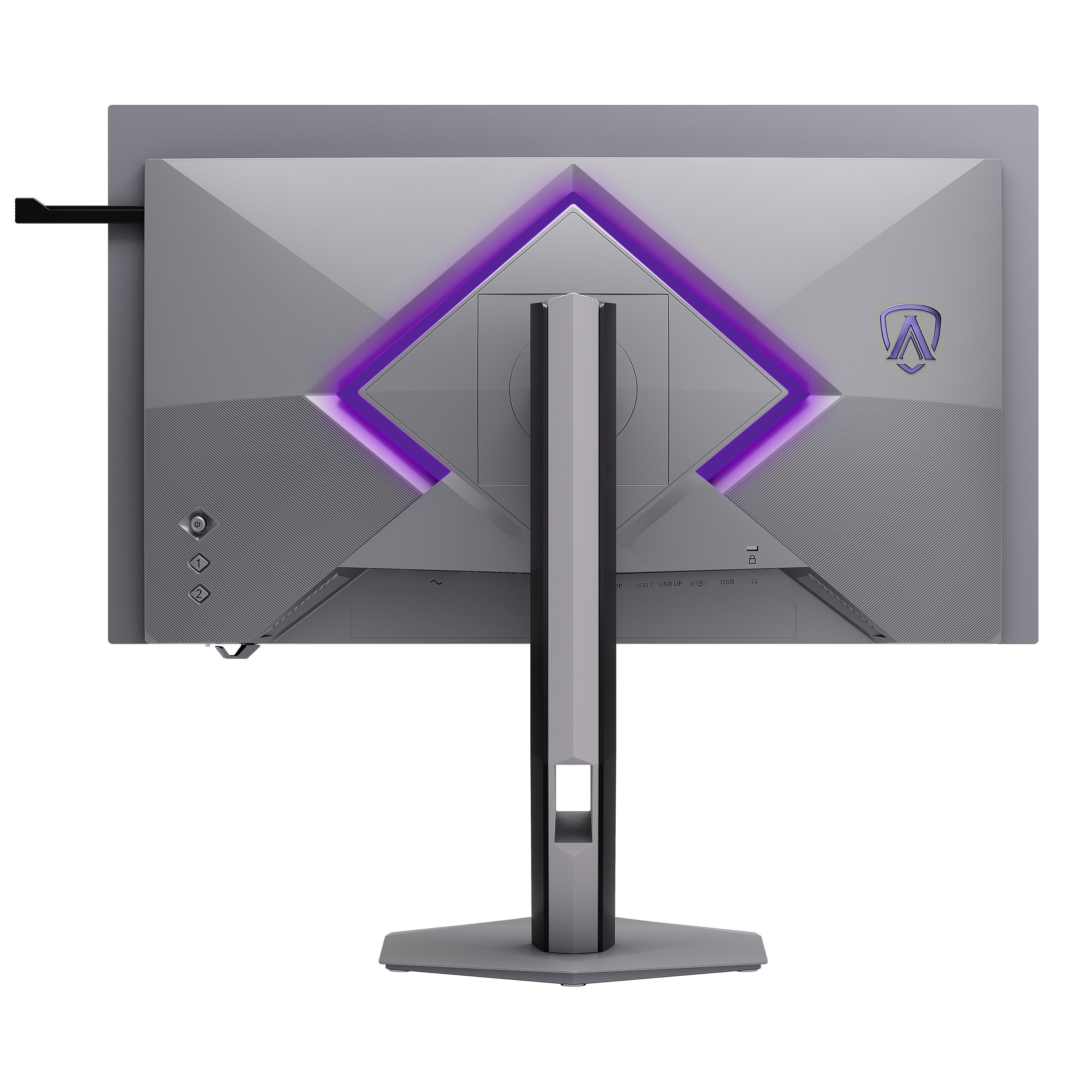 Monitor Aoc Agon Pro Agp277qkdc Oled 27" (26.5" Visible) 2560 X 1440 Qhd @ 540 Hz Tandem Oled 1500000:1 Displayhdr 500 True Black 0.03 Ms 2xhdmi Displayport Usb-C Altavoces Gris Oscuro
