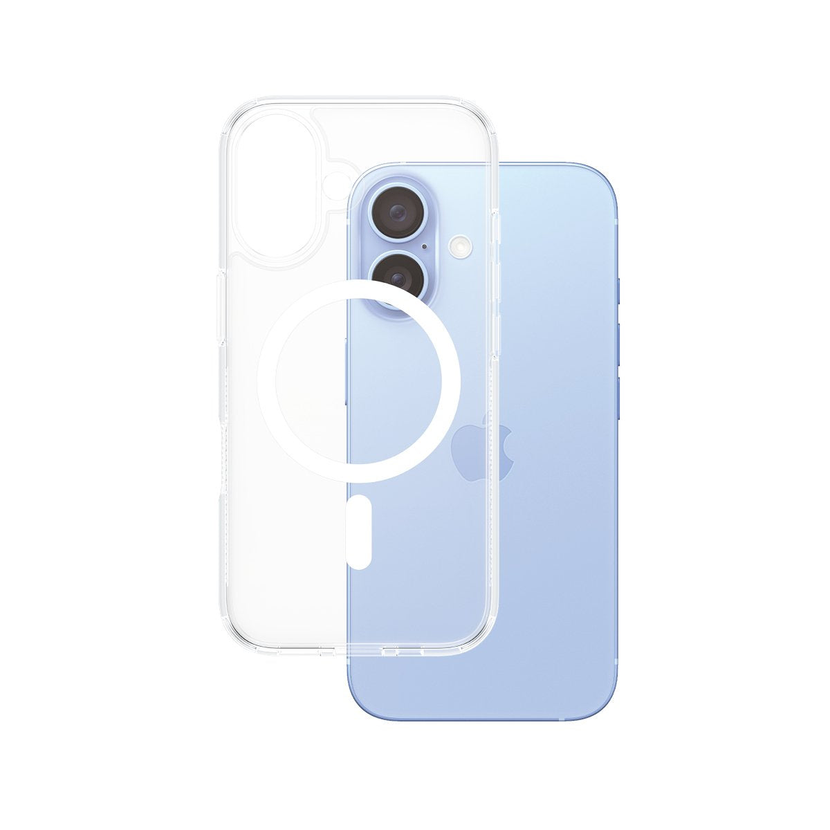 EAN 5715685003141 - PanzerGlass ® HardCase Transparent w. White MagSafe iPhone 16 funda para teléfono móvil Transparente imagen 1